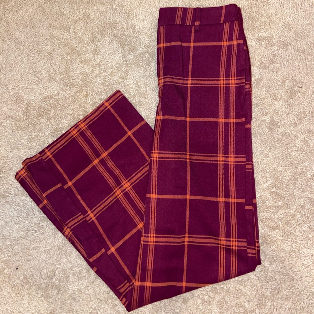 Cute Gingham Dress Pants